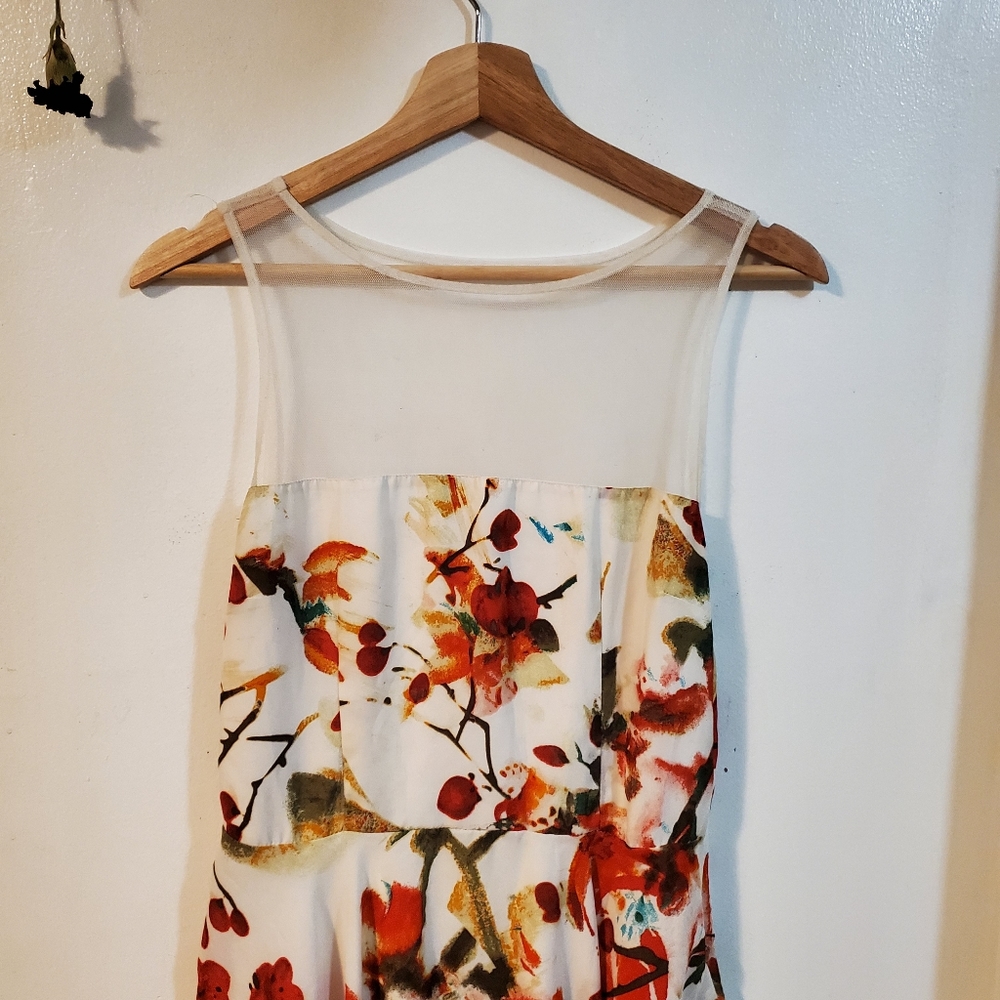 Stunning Watercolor Painted Floral Dress